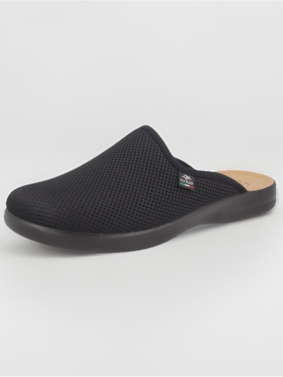 Fly Flot Shoes - Fly Flot Womens Size 41 US 10 Slippers Clogs Shoes Black Mesh Comfort Antishock